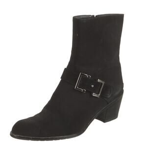 Stuart Weitzman Moto Boots With Buckle 7.5M